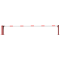 Manual barrier | with pneumatic spring | and fixed pole support | clear width: 5000 mm | with triangular lock